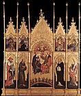 Gentile da Fabriano Coronation of the Virgin and Saints painting